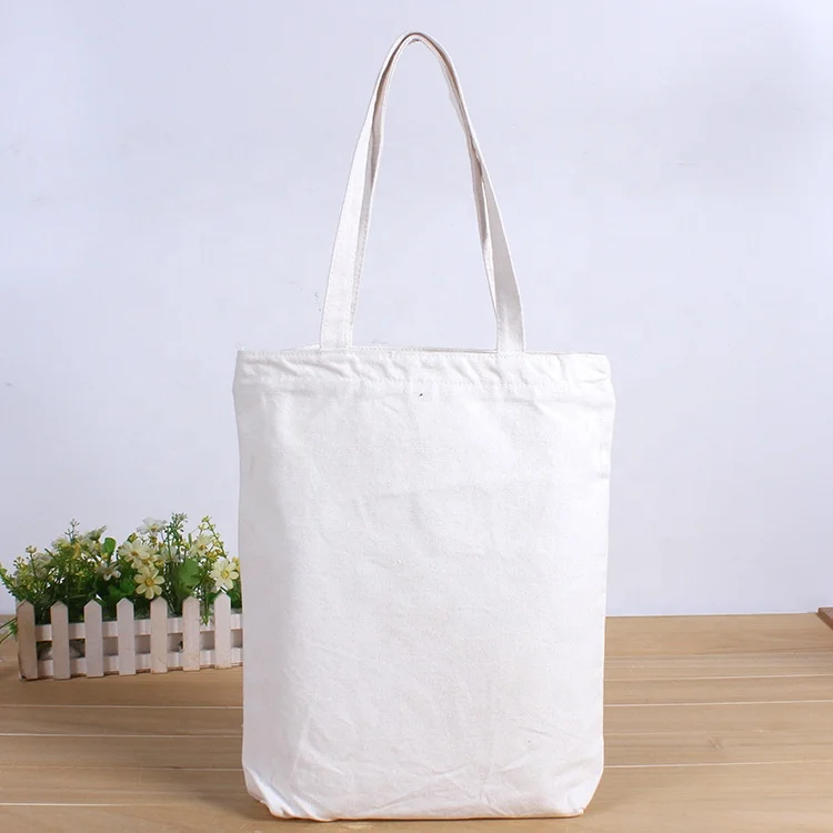 Wholesale Custom Printed customized recycle organic cotton canvas tote shopping bag with logo promotional supplier