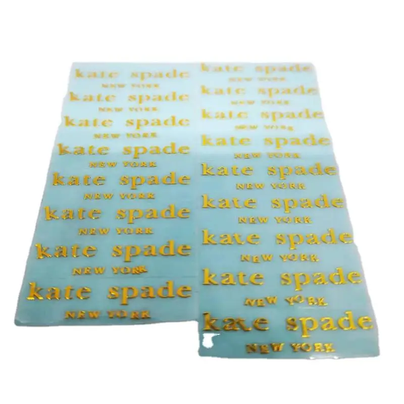 High Quality New style Custom electroplating Thin Metal 3d label sticker