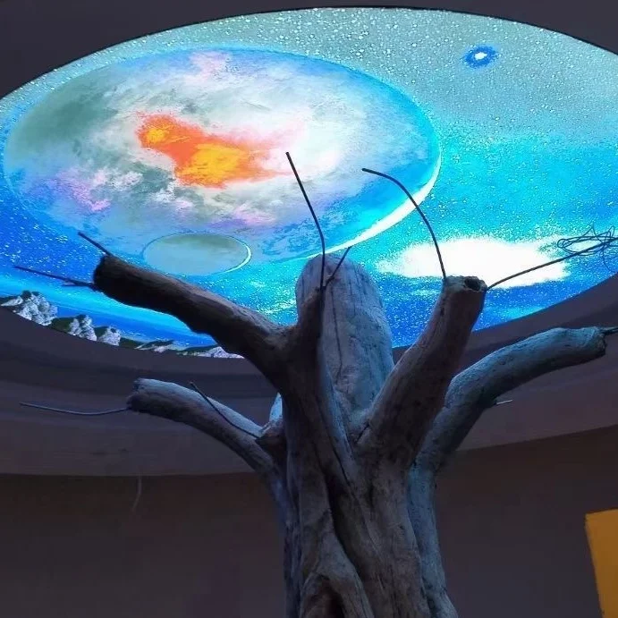 dimmable led light box rectangle irregular fireproof lightweight decorative artistic ceilings pvc ceiling tiles