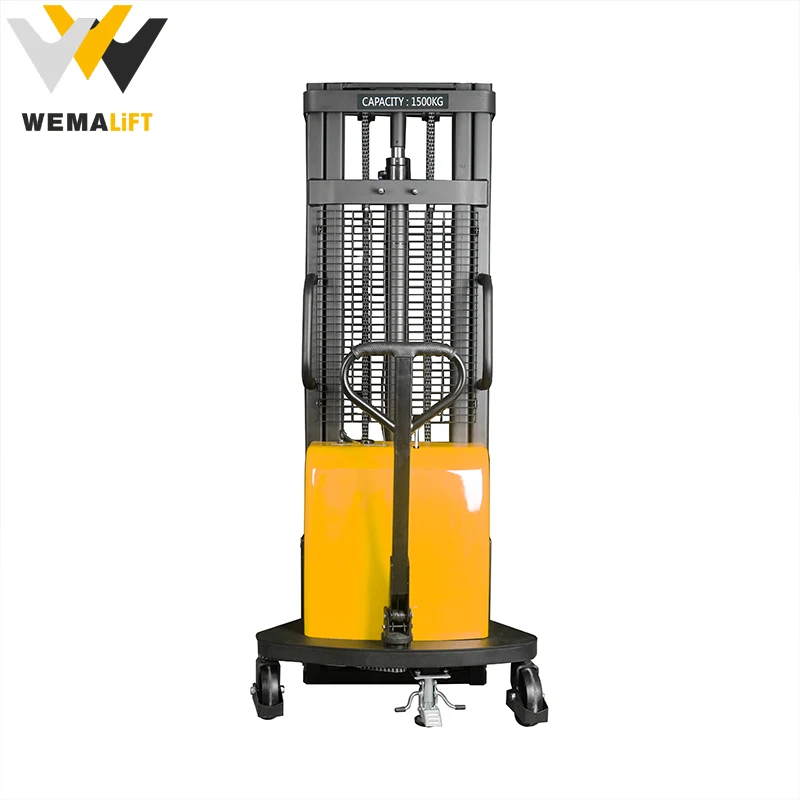 Factory supply forklift electric stacker walkie lifter with High quality cheap price