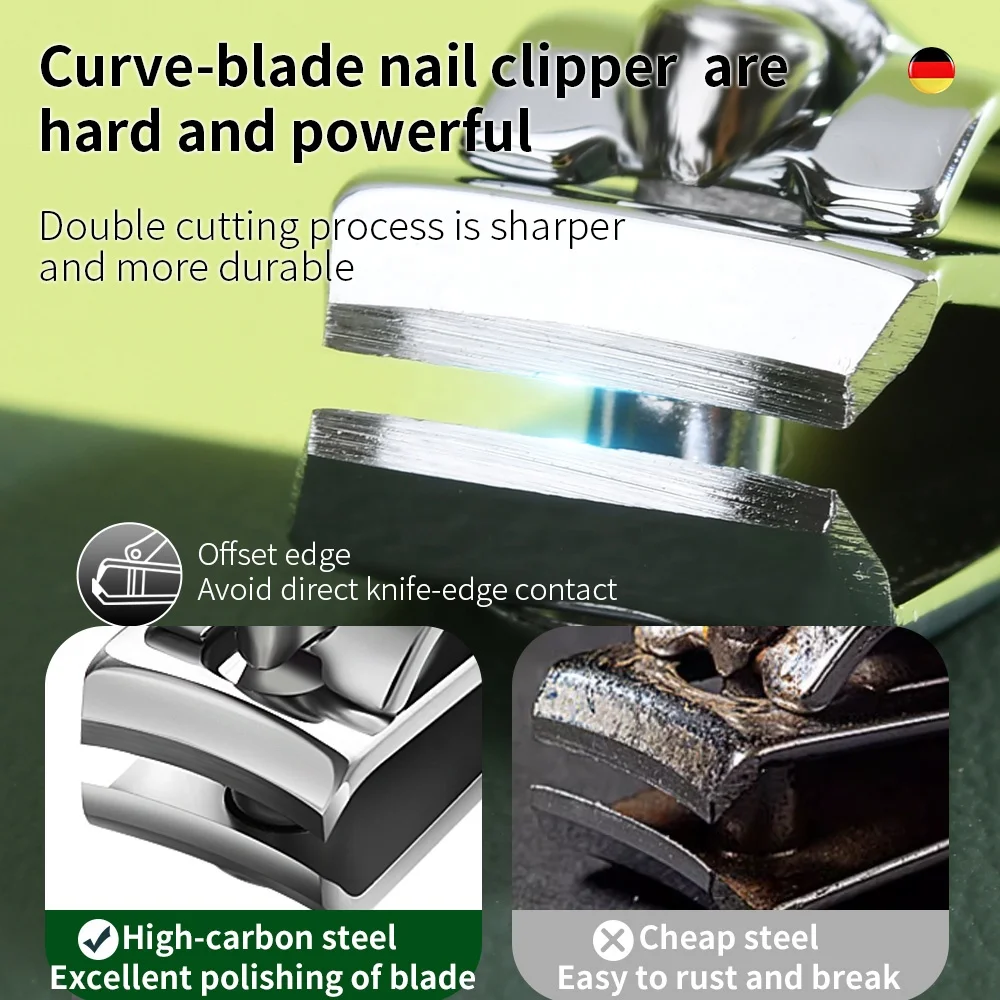 Portable Stainless Steel Nail Clipper Travel Grooming Kit New Trending 16-Piece Manicure Pedicure Set for Nail Art