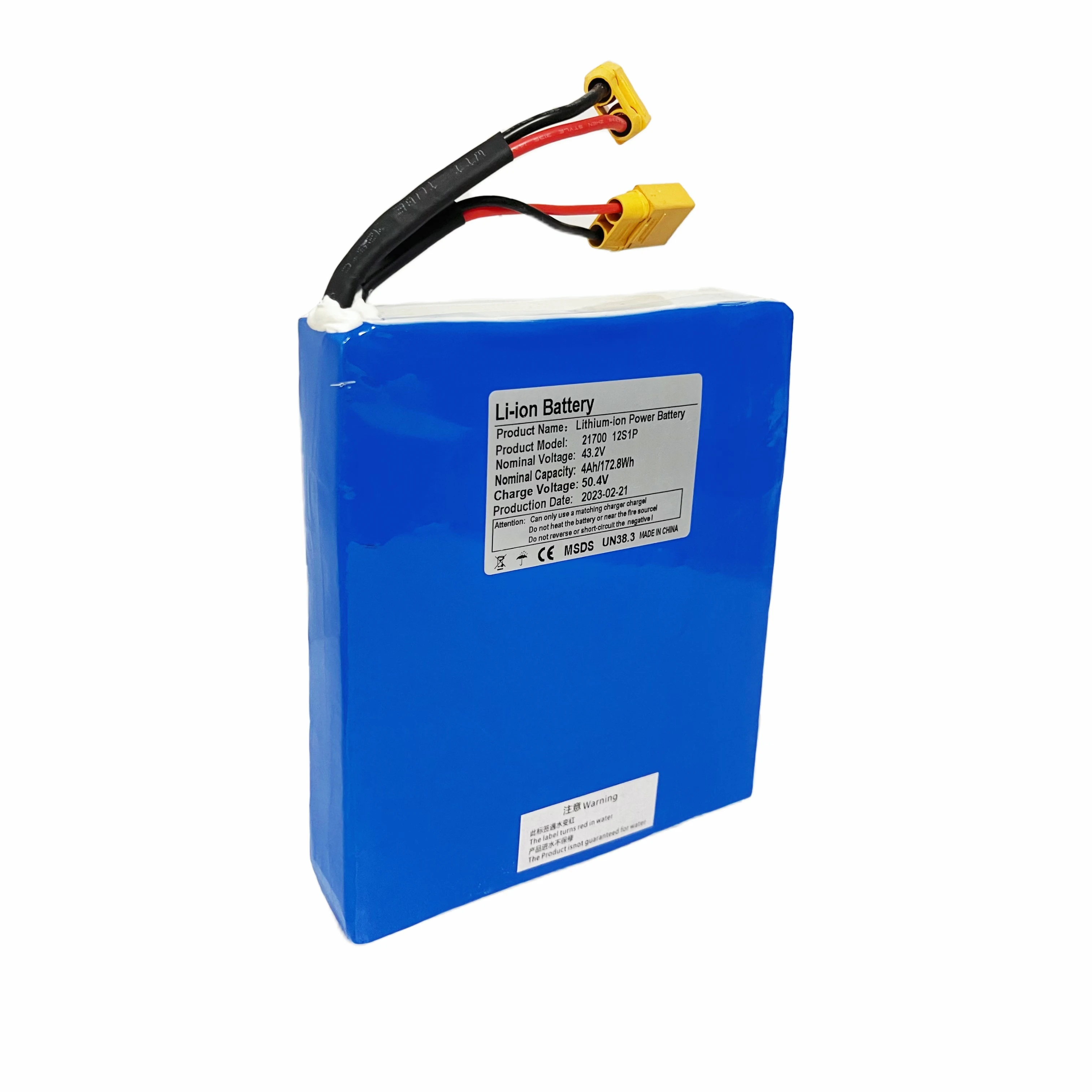 samsung 21700 40T 12s1p 43.2V 4Ah lithium ion battery rechargeable battery pack li-ion cell for electric bikes skateboard