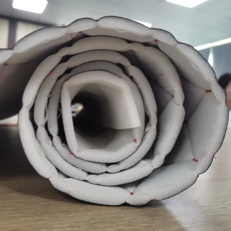 Vinyl Quilted Foam Fabric with Foam Backing Upholstery, Car Seat Material Foam Backed Vinyl Rolls