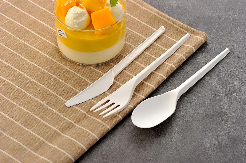 Plastic Cutlery Manufacturer Disposable Heavy Duty Compostable Heavy Weight Biodegradable Cutlery Sets