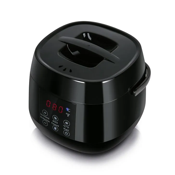 Professional Black Digital Smart LCD Waxing Kit Electric Warmer with Kit Wax Warmer Heater Wax