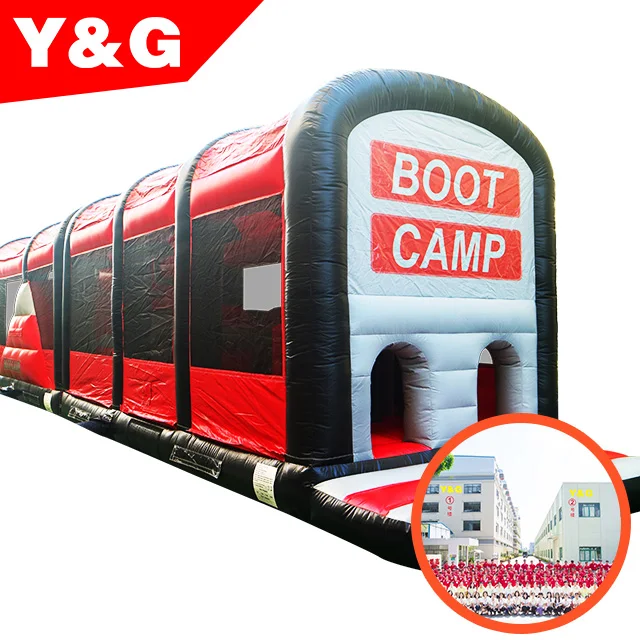 Y&G Boot Camp Inflatable Obstacle Course Inflatable Playground Inflatable Ninja Warrior Obstacle Course