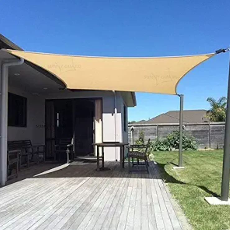 OutdoorLines Rectangle Sun Shade Sails for backyard Patios Sun UV Blocking Outdoor Covering Canopy Sunshade sail