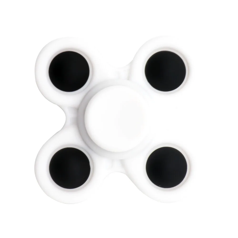 Wholesale Customizable Manual Spinner Toys New Design Decompression Bubble Silica Gel Fidget Spinner Made in China