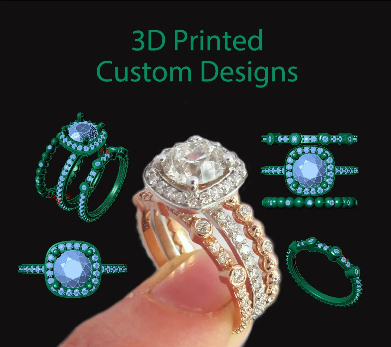 New Style 925 Sterling Silver D VVS Moissanite Jewelry Ring Marquise Diamond Flower Ring Gift for Women