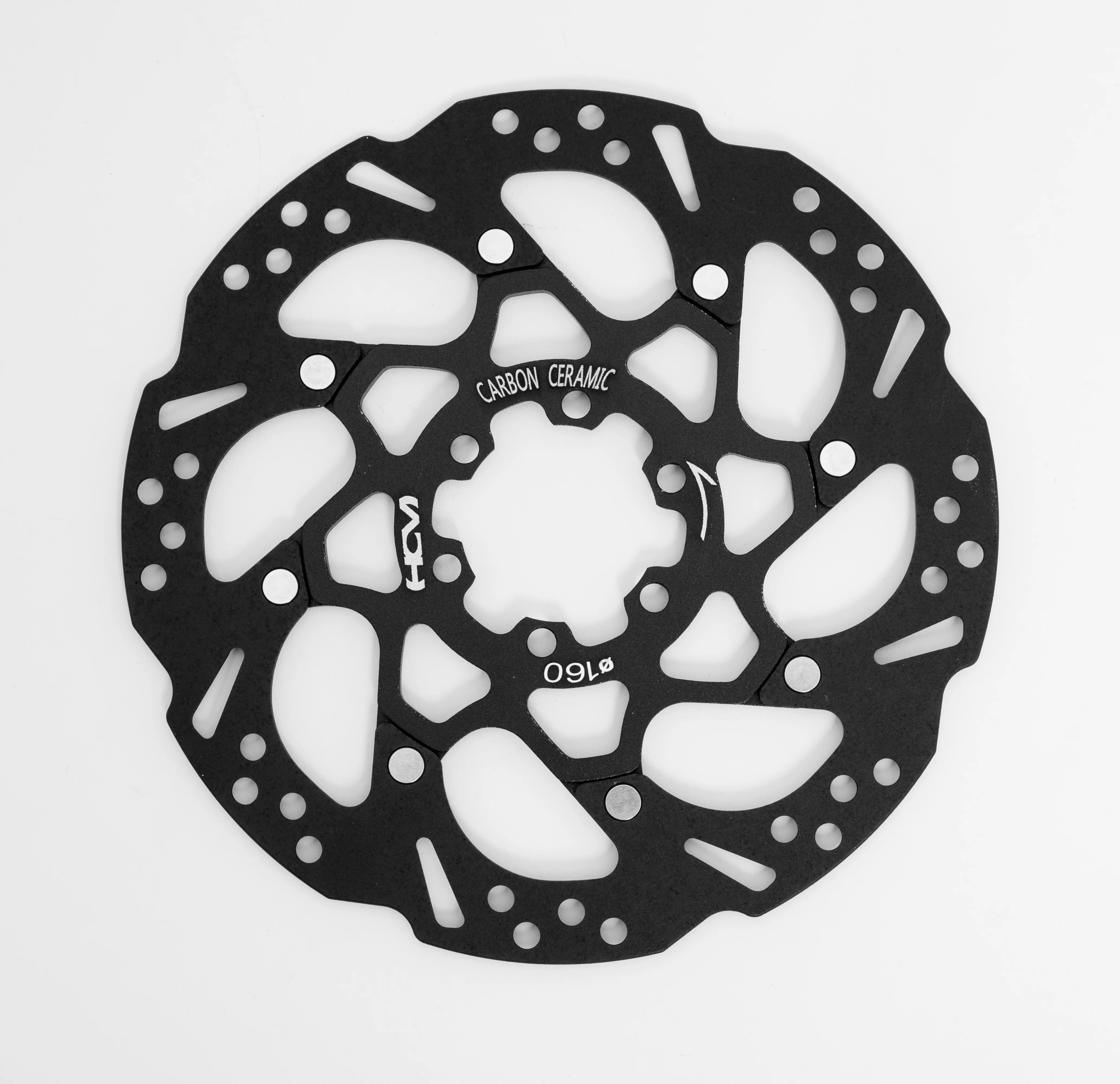 Carbon Ceramic Bicycle Brake Disc Rotor 140/160/180/203mm Lightweight For Mountain Road Bicycle Ebike