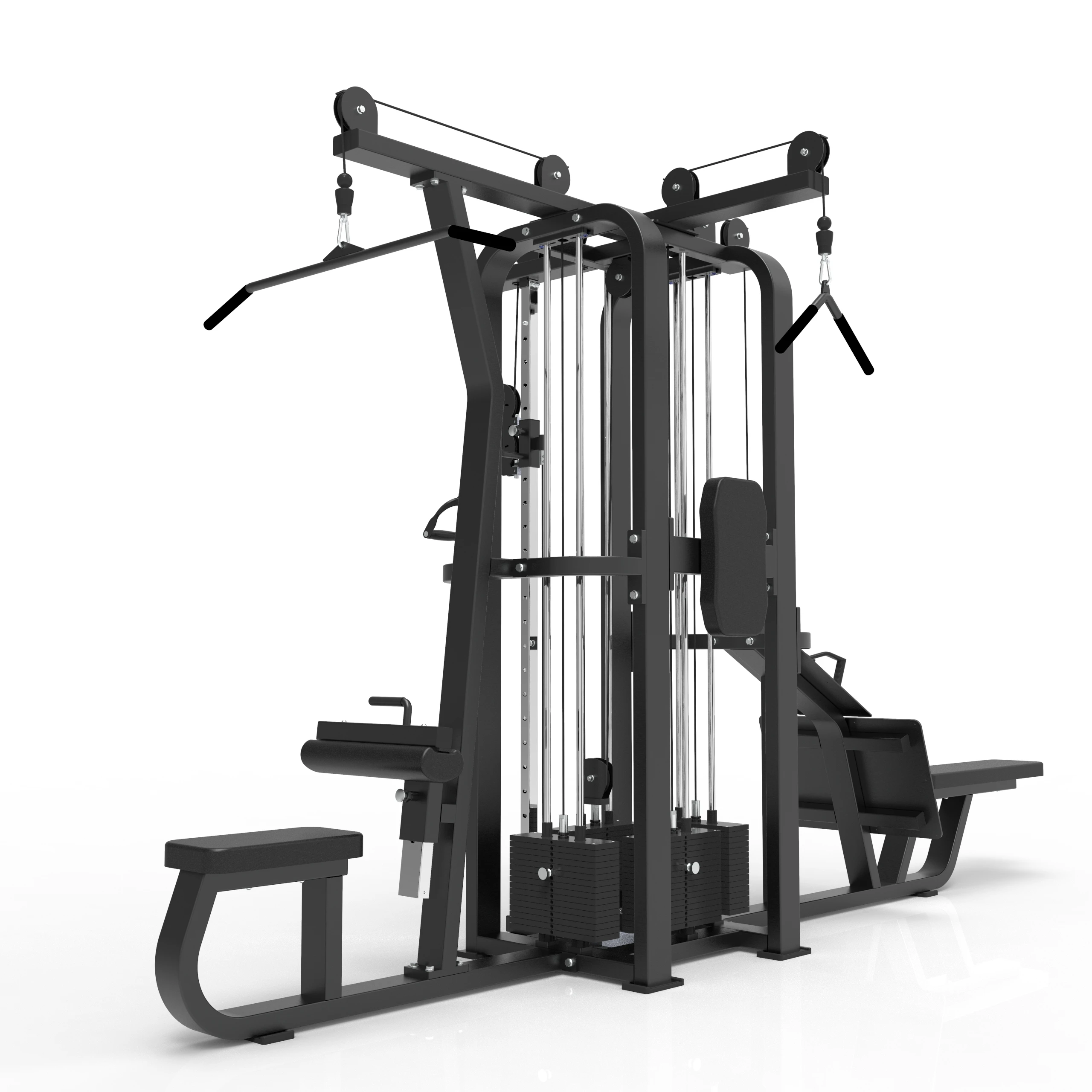 High quality gym station trainer BQ-1017 multi functional 4 station
