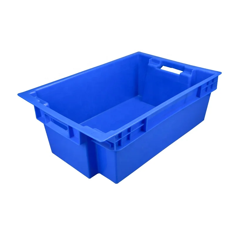 Cheap stack and nest plastic produce crate for wholesale