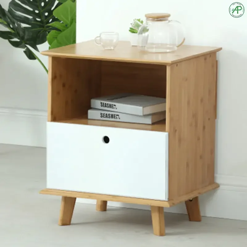 Side Tables Natural Bamboo Sofa Side Table For Living Room End Table Bamboo