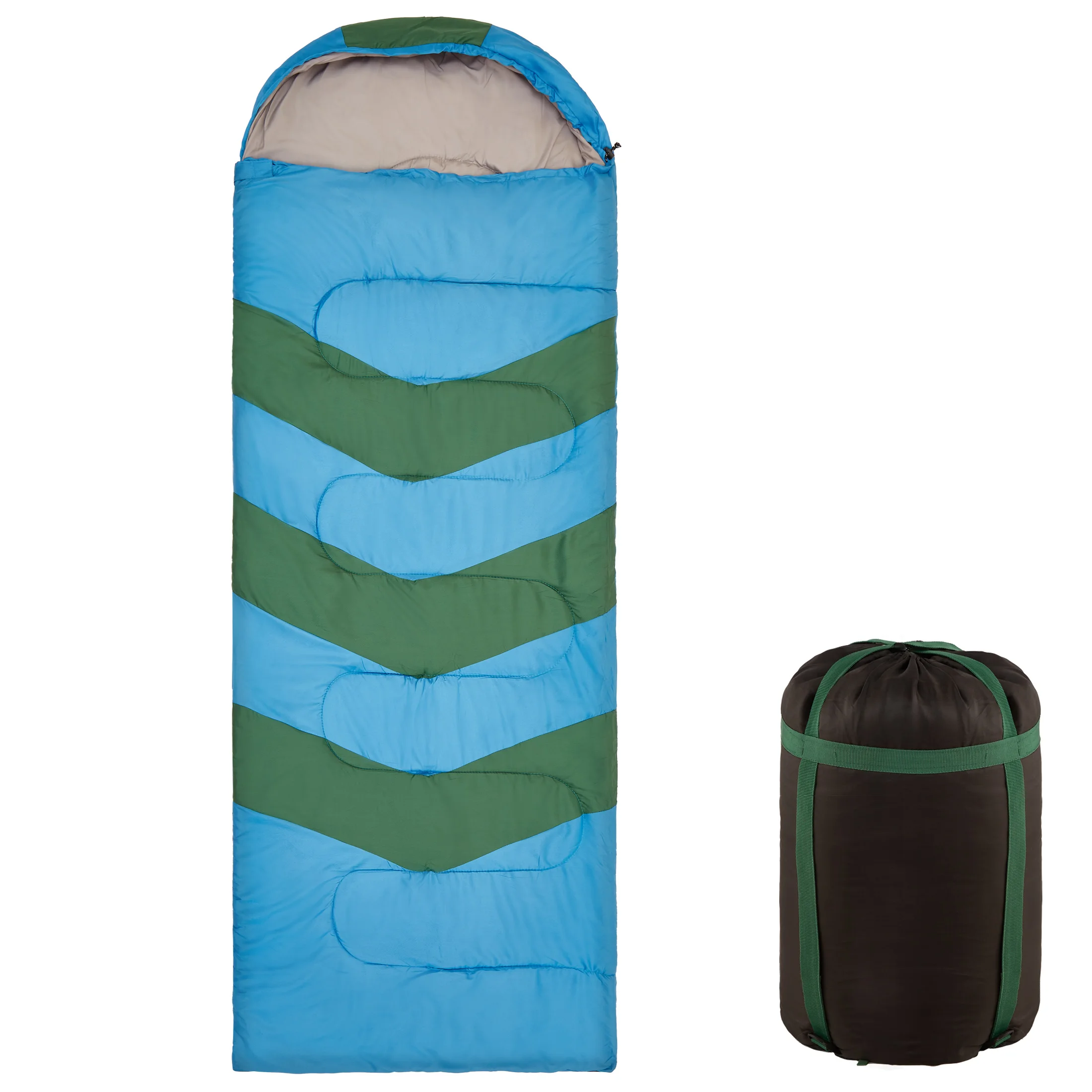 Indoor&Outdoor Sleeping Bag for Adults Camping Comfortable Cold Weather Sleeping Bag for Hiking Traveling Backpacking