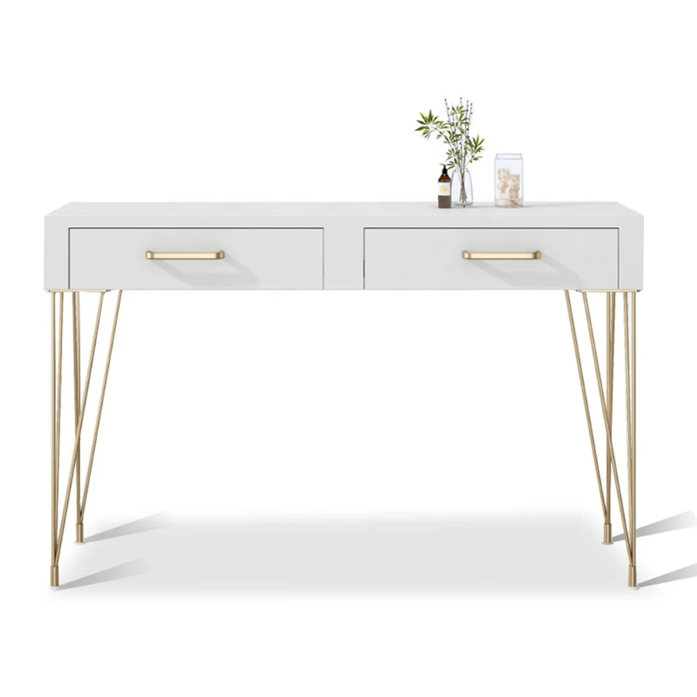 
2021 Factory Direct Sales Beauty Salon White Nail Table Manicure Table With Nail Tool Storage Box 