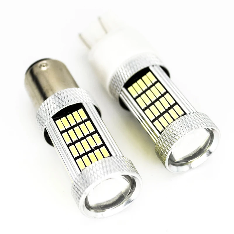 Hot sales led signal light Turn Brake light Reversing light T15 T20 T25 S25 1156 1157 92smd 4014 LED p21w car led bulb