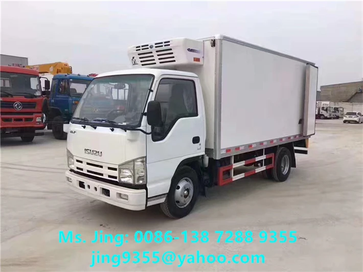 Japan brand light freezer truck 3-5 tons ice cream freezer truck for sale in Jamaica