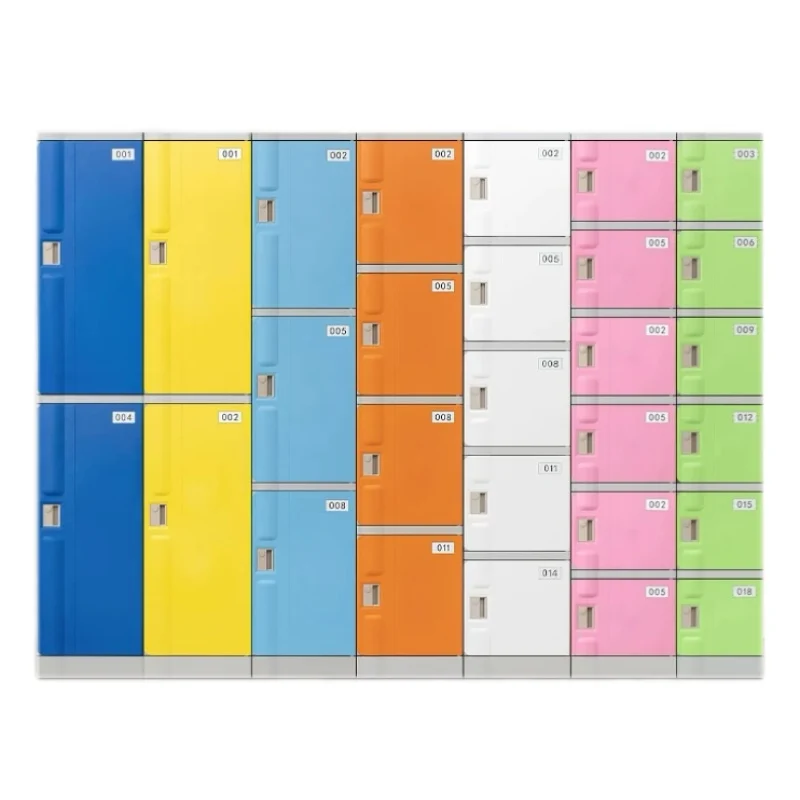 ABS plastic locker school swimming pool gym wardrobe locker with lock