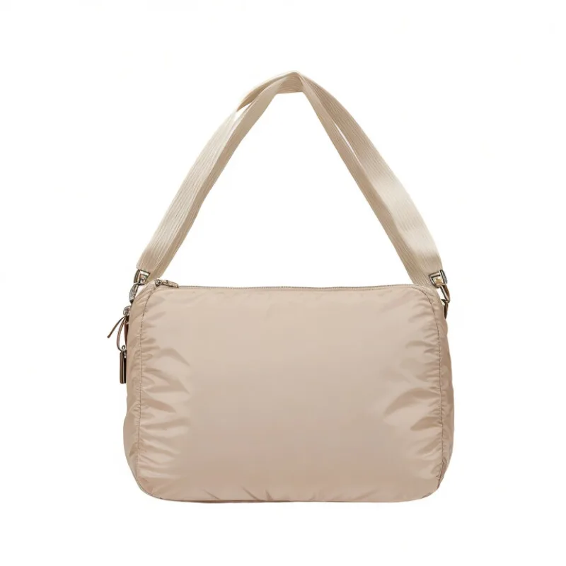 Recycled nylon shopping bag light hand bag custom winter puffy bag for women handbags
