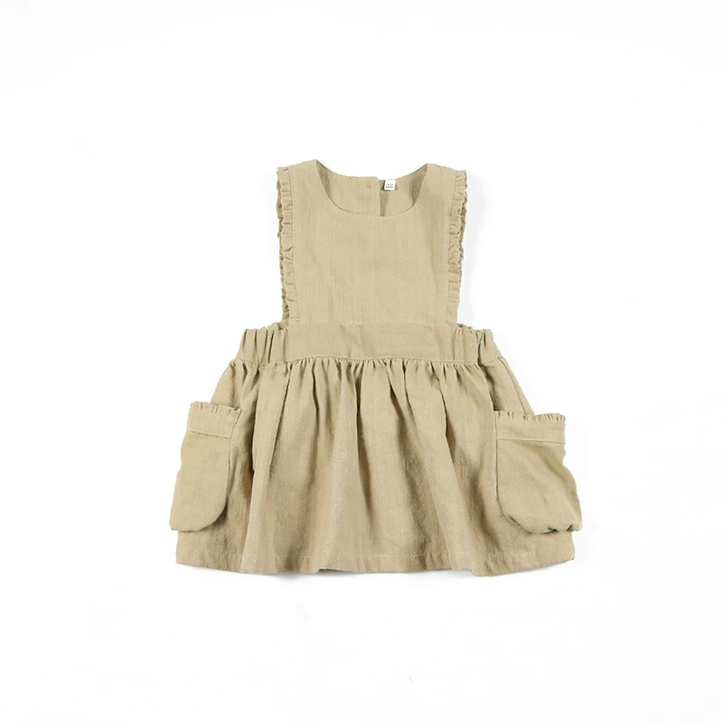 2022 New Design Wholesale Customized Boutique Girls Dress Vintage Baby Clothes