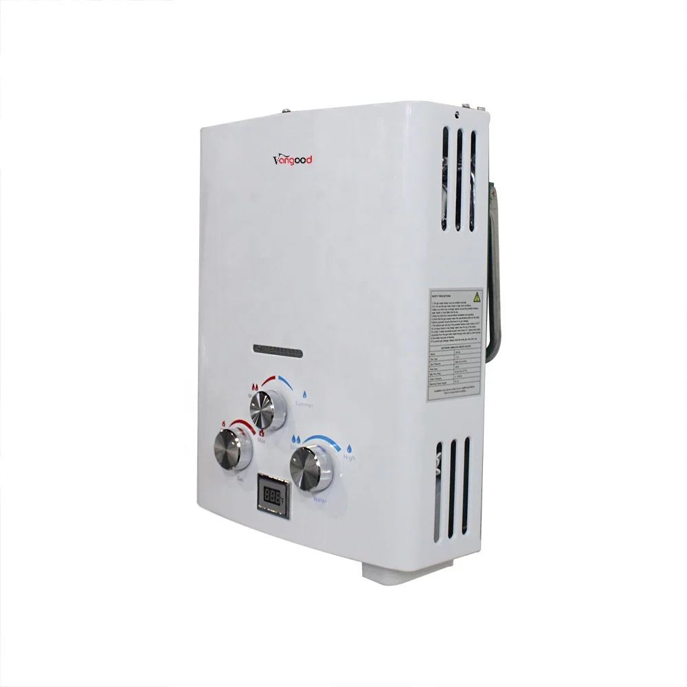 Rv Camping Natural Gas Tankless Water Heater Instant Smart Hot Water Shower Outdoor Portable 6l Gas Water Heater