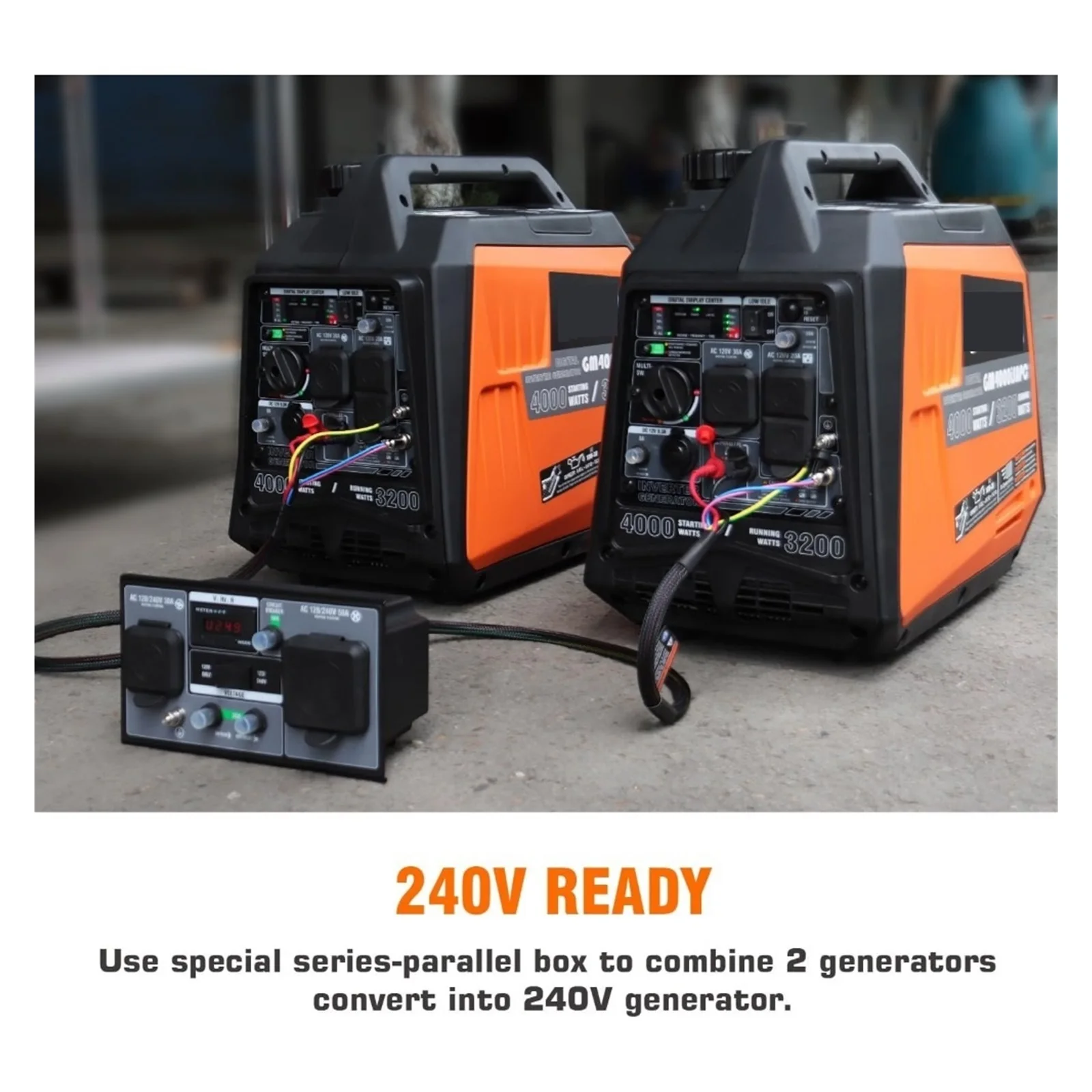 SenHuo 4000W Ultra-quiet 145cc Engine Portable Inverter Generator