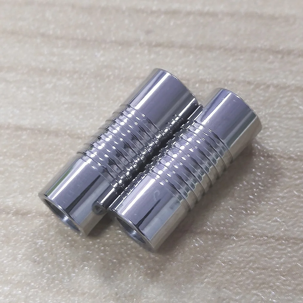 VEROMCA Stainless Steel Clasp Pull Dragon Scale Rope Titanium Steel Bracelet Diy Accessories