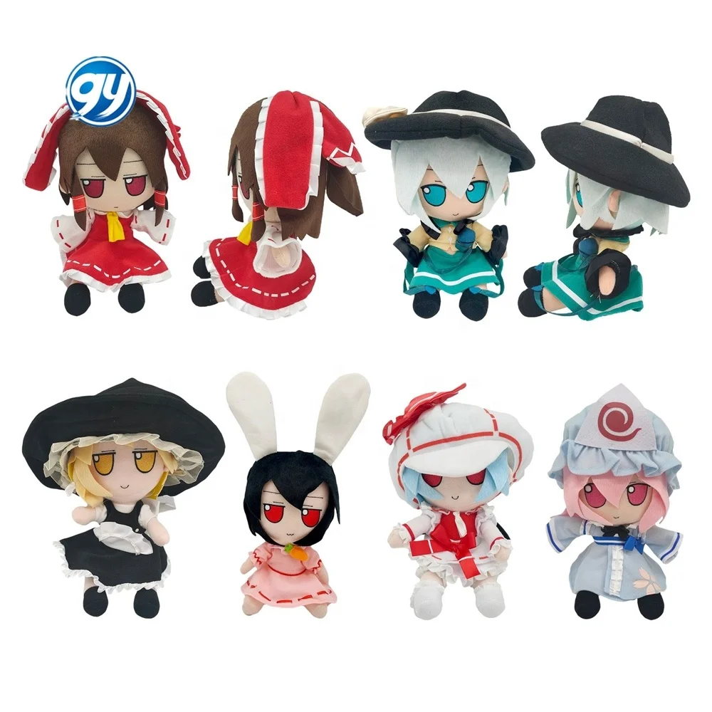 Kawaii Кукла Плюшевая фигурка Juguetes Figuras De Trend Lolita Touhou аниме на заказ Мягкие плюшевые игрушки