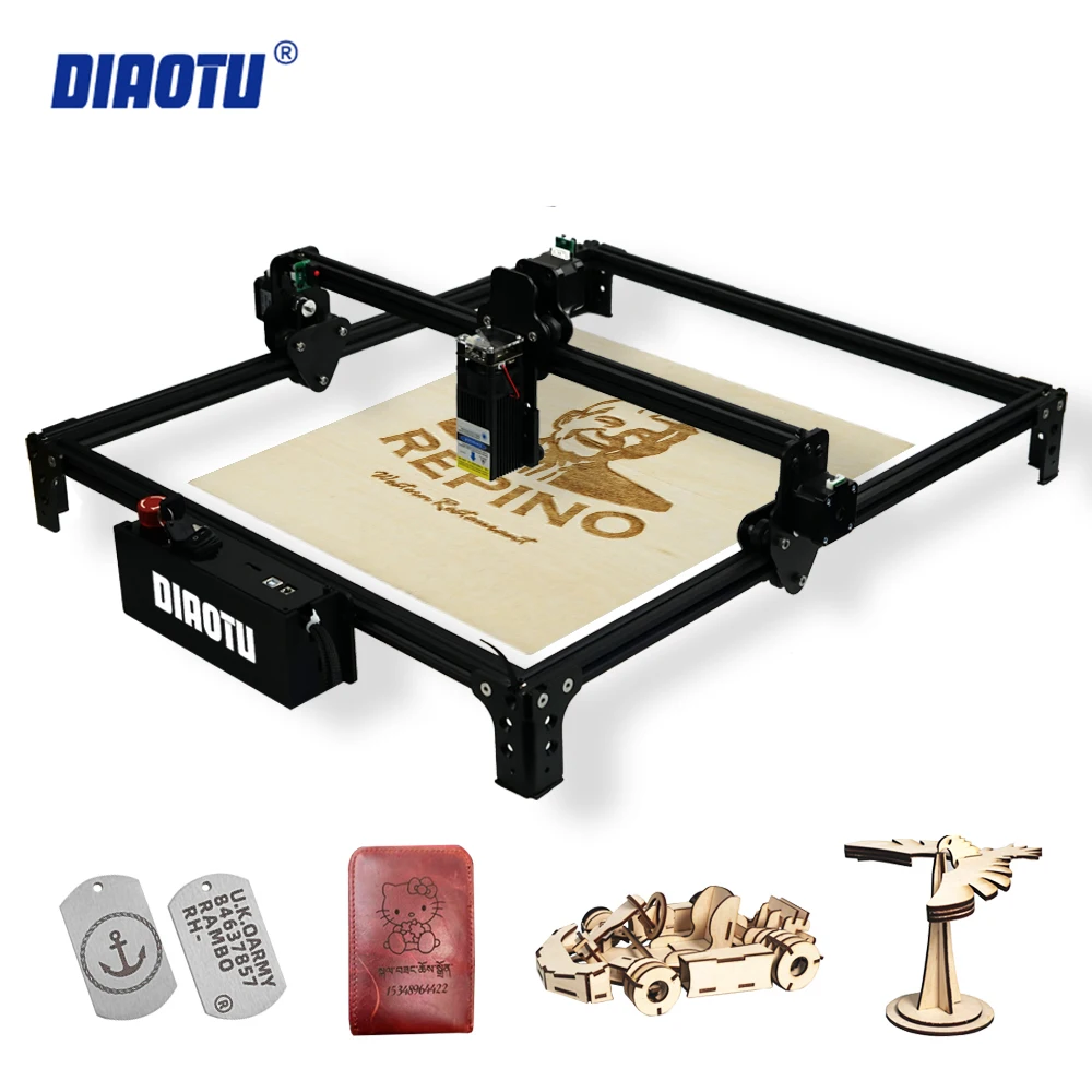 CNC Commarker T1 Max 40W Laser Cutter 40X50cm Large Lazer Engraving Machine portable Tombstone Engraving Machine