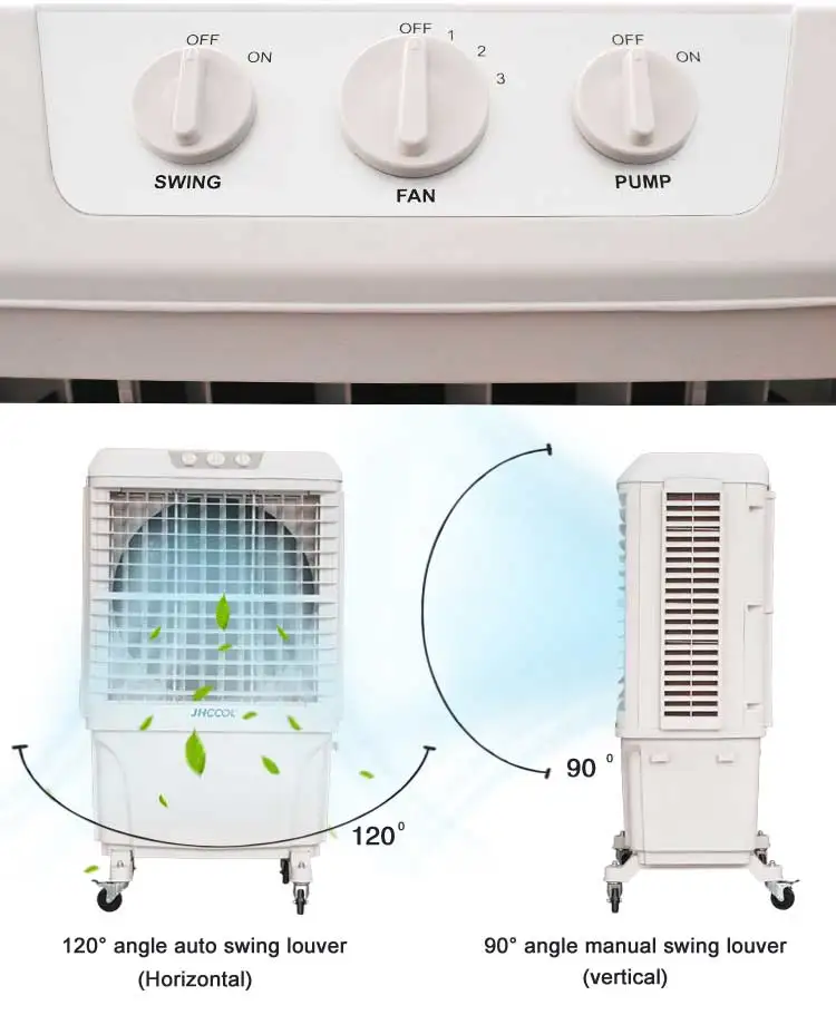 JHCOOL Portable Water Evaporative Air Cooler For Workshop