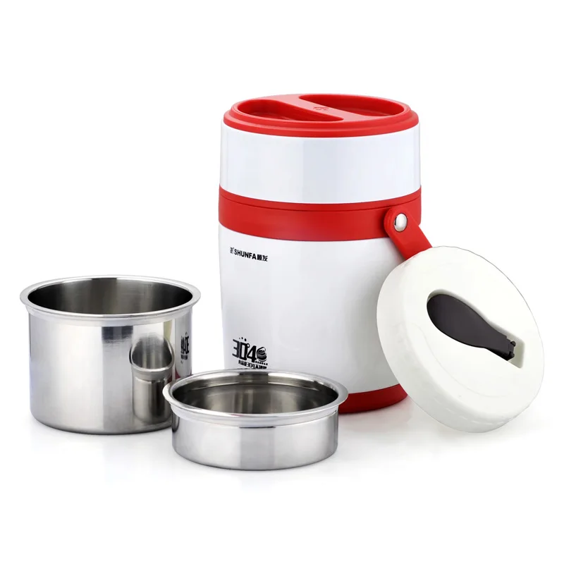 1.6L Stainless Steel Vacuum Food Container vacuum food carrier tiffin carrier With Good Quality bento lunch box kids