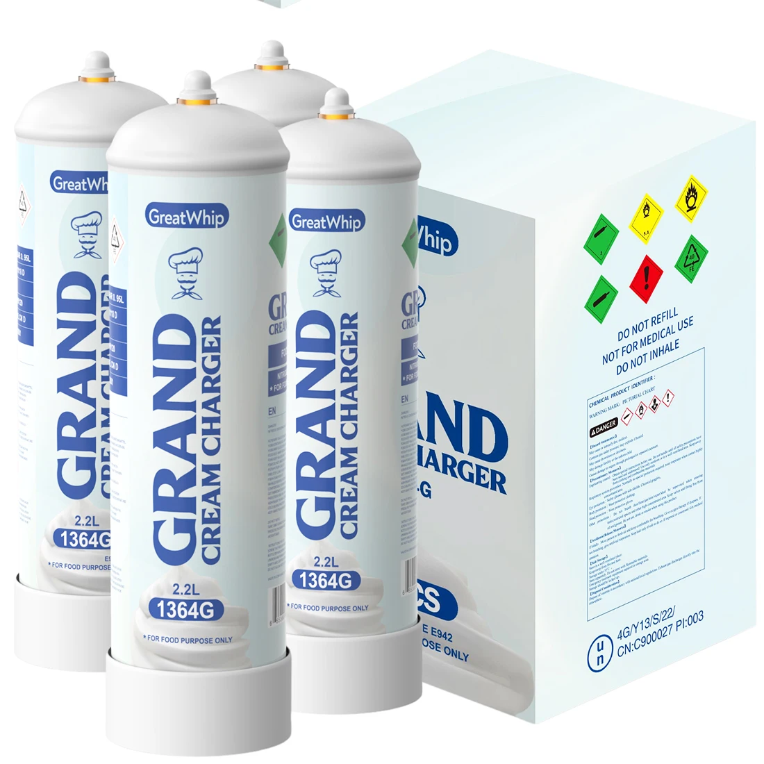 Greatwhip Dessert Tools Whip Cream Chargers Uk 2.2L Whipped Cream Charger