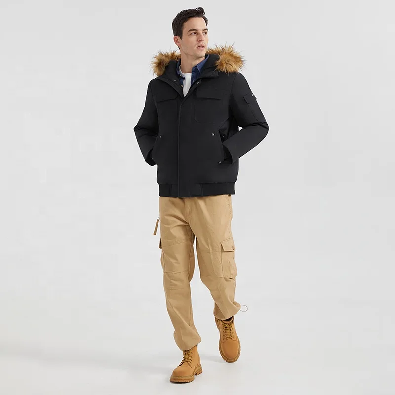 Wholesale Hot Selling Coat Custom Winter Parka Jacket Polyester Men Windproof Jacket