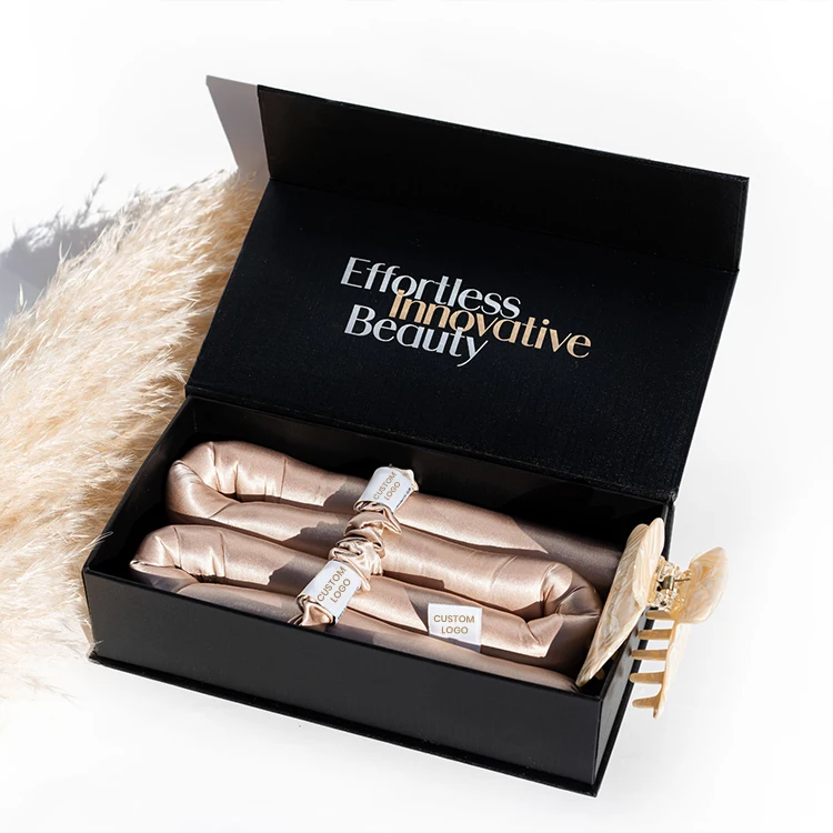 Soft Magic sleep Curling Rod Headband silk satin hair roller set lazy mulberry silk heatless hair curler