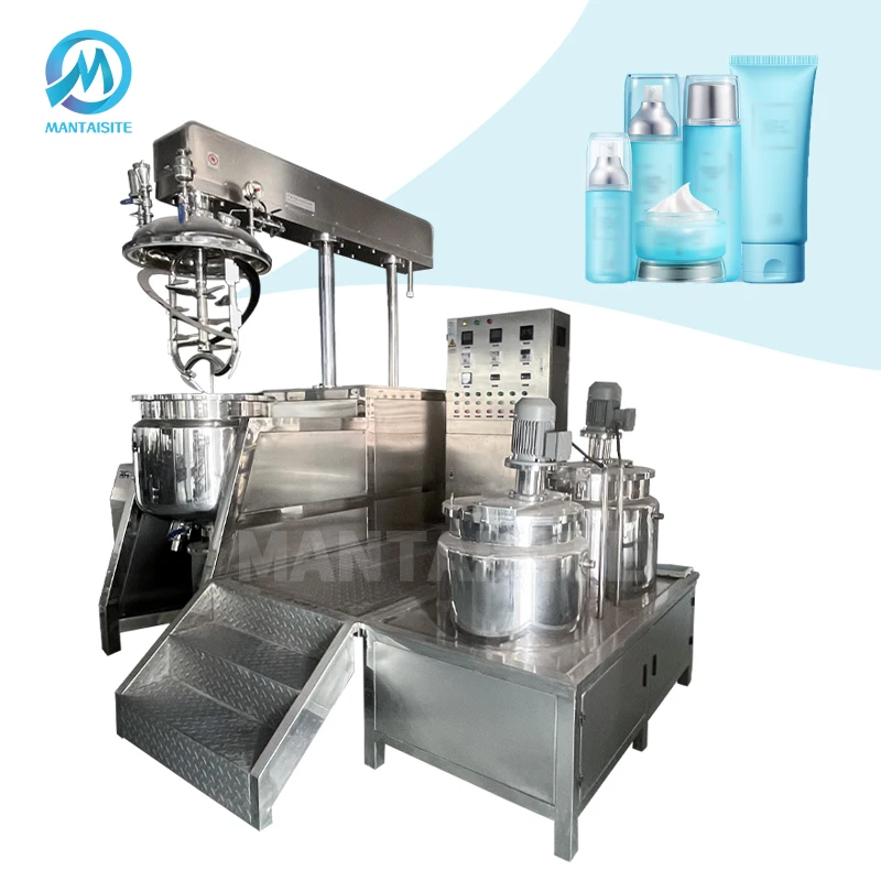Margarine Peanut Butter Mayonnaise Mixing Sauce Cheese Making Machine Vacuum Emulsifying Homogenizer Sauce Making Machine