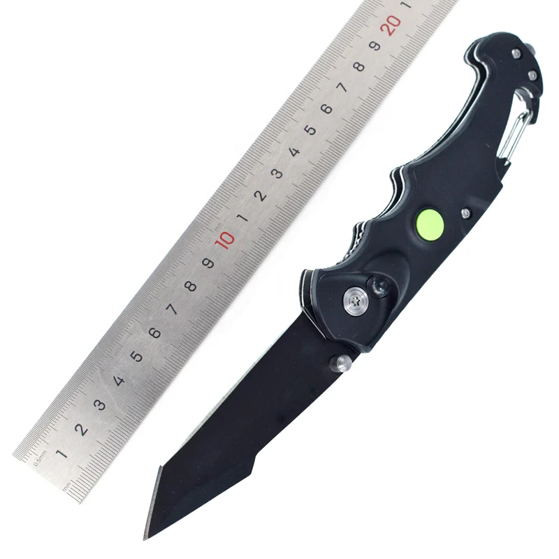 New 6 in 1 Tactical knife survival hunting pocket Outdoor folding EDC multitool USB Charge LED Flashlight window breaker camping