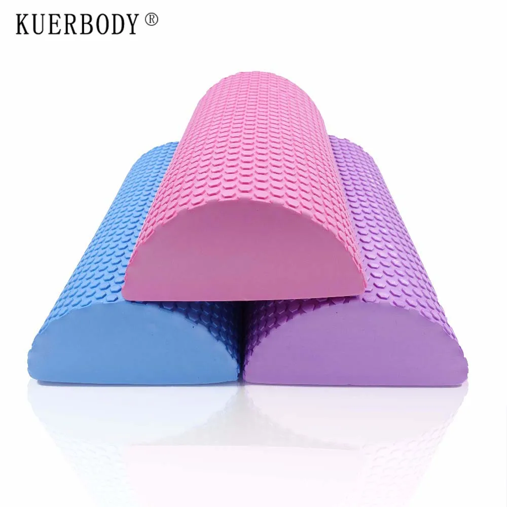 
Half Round EVA Massage Foam Roller Yoga Pilates Fitness Equipment Balance Pad Yoga Blocks With Massage Floating Point 