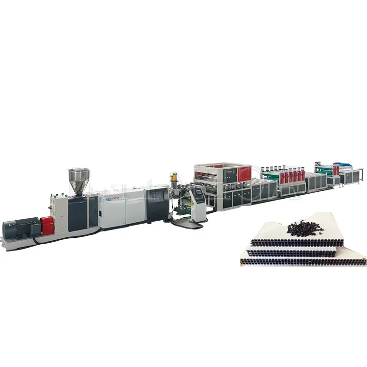 4ft PP hollow construction formwork sheet extrusion machine China manufacturer