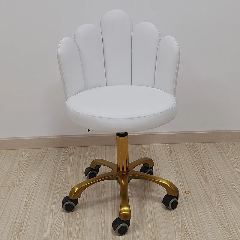 Pink Metal Beauty Salon Small Stool Salon Furniture Equipment Customizable Color Dental Chair