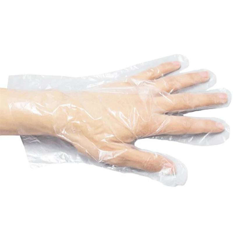 Food Service Process Kitchen Household Clear Poly Polyethylene Transparent Disposable Ldpe Pe Plastic Hand Gloves