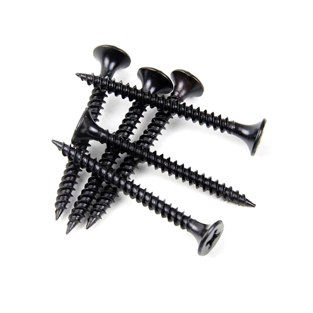 High strength screw black drywall screw 3.5 4.2 6# 8# fine thread coarse thread screw drywall manufacturing