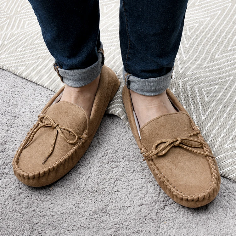 Прямая Заводская поставка, противоскользящие, легкие, жесткие, веганские, клетчатые, OEM, домашние тапочки-мокасины