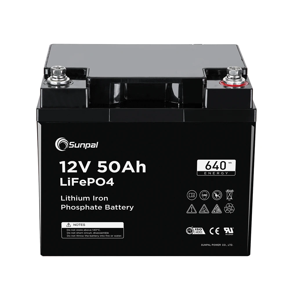  Литиевая батарея глубокого заряда Sunpal 12 В Lifepo4 100 Ач 120 200 ач система хранения солнечной энергии со встроенным