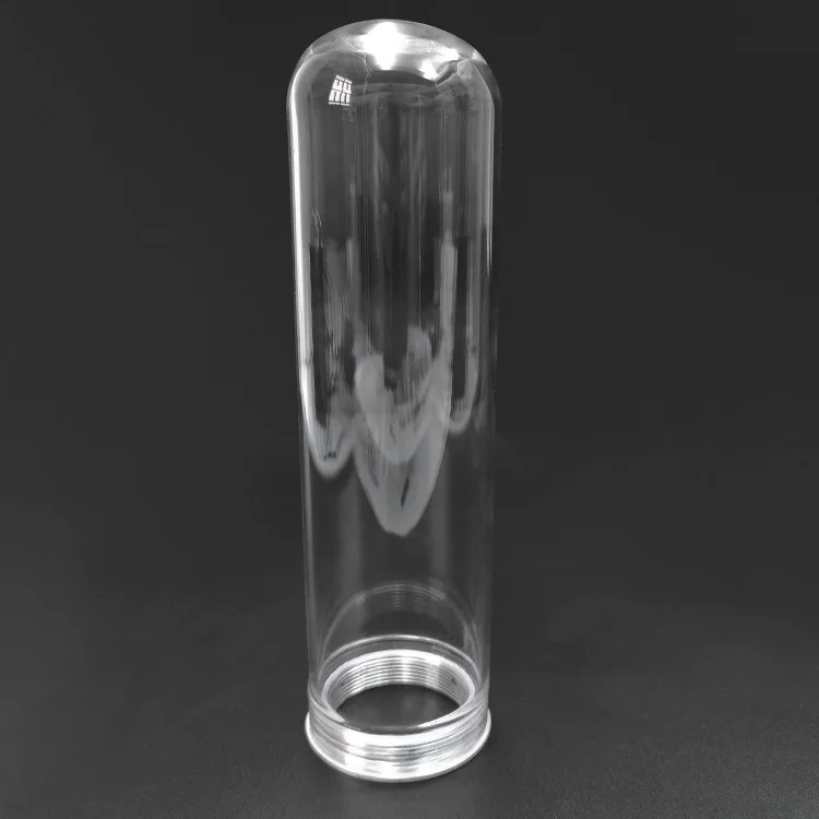 Tube Thread Glass Lamp Shade Clear Light Shade Mini Tuber with Metal thread Lamp Cover for Led Lights