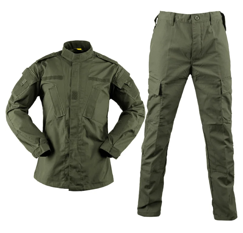 FA017 Wholesale tactical camouflage uniform Jacket and Pant Outdoor Combat  Black Navy Blue Clothing tactical  Uniform 017