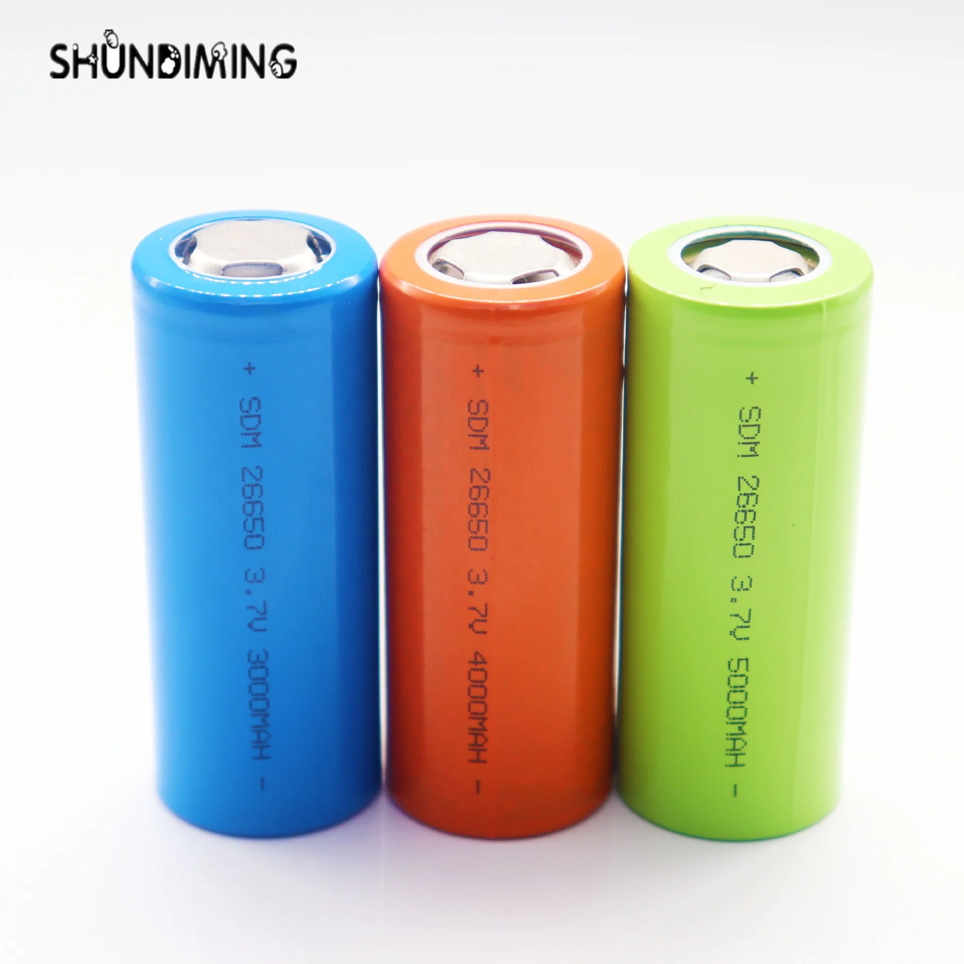 Deep Cycle Life rechargeable 3.7V li ion 26650 3000mah / 4000mah /  5000mah battery 26650 cells