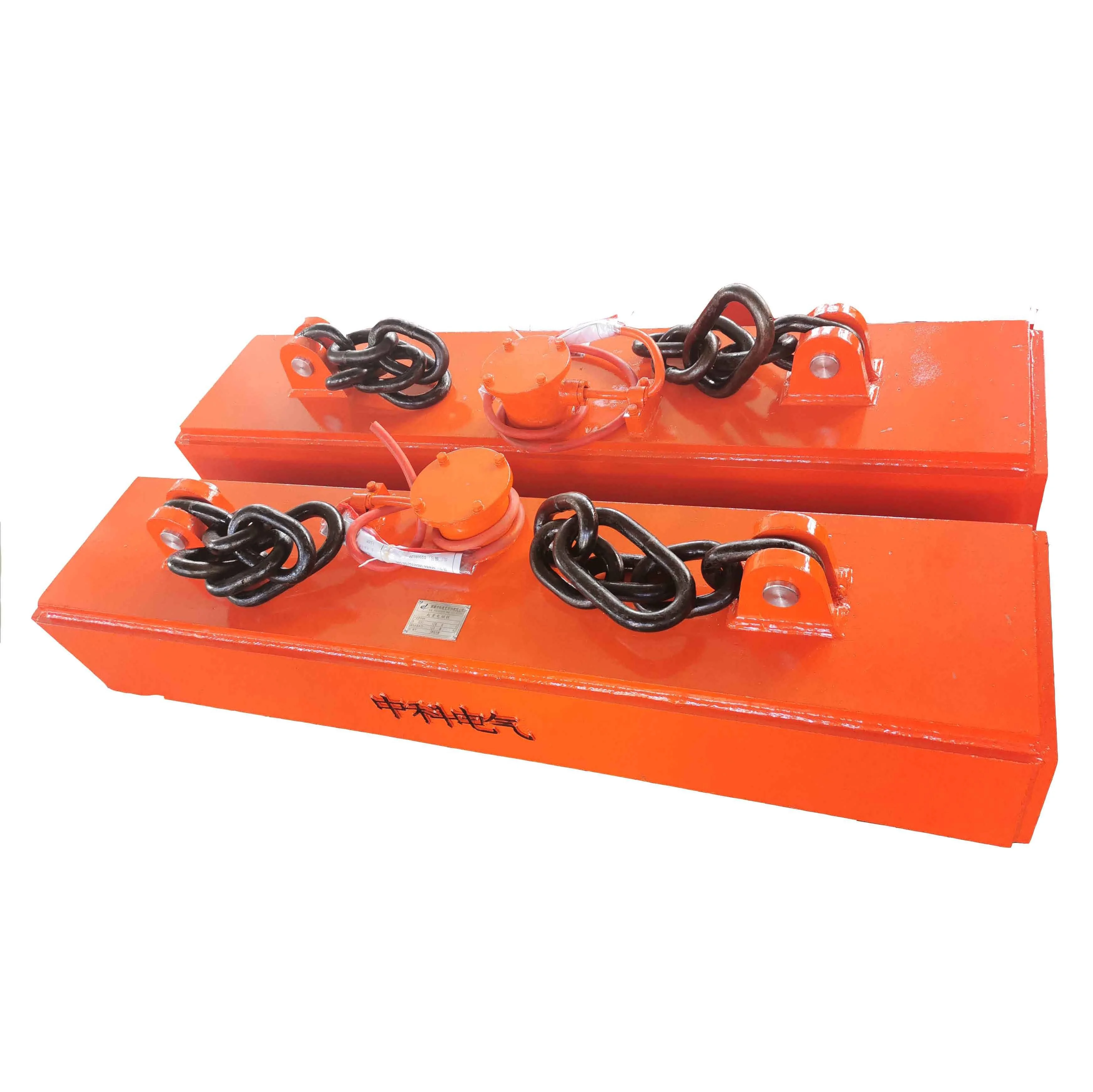 China low price  high quality large power weight lifting MW 84 series plate sheet lifting magnet 1000kg