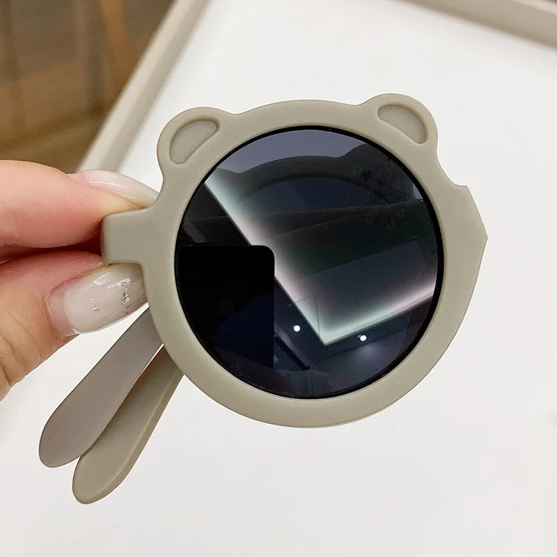 Wholesale Fashion Trendy Cat Shape Foldable Children Kids Sunglasses