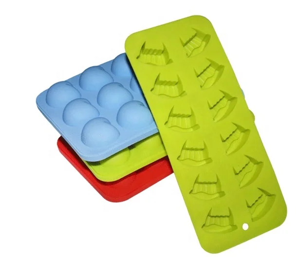 Food grade красочные торт шоколадный свечи силиконовые пользовательские силиконовые формы