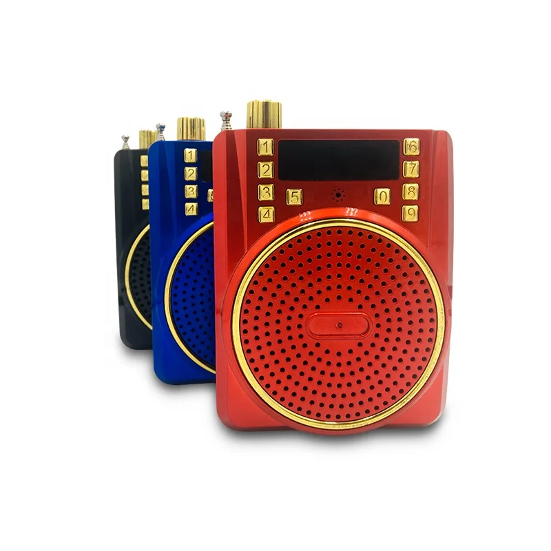 Полнодиапазонный TF карта MP3 U диск Цифровой стерео FM-радио с антенной